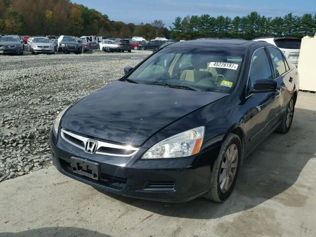 1HGCM66357A025388 - 2007 HONDA ACCORD BLACK photo 2