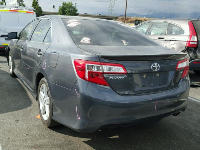 4T1BF1FK4CU093894 - 2012 TOYOTA CAMRY BASE CHARCOAL photo 3