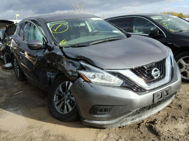 5M1AZ2MH4FW210338 - 2015 NISSAN MURANO S/S GRAY photo 1