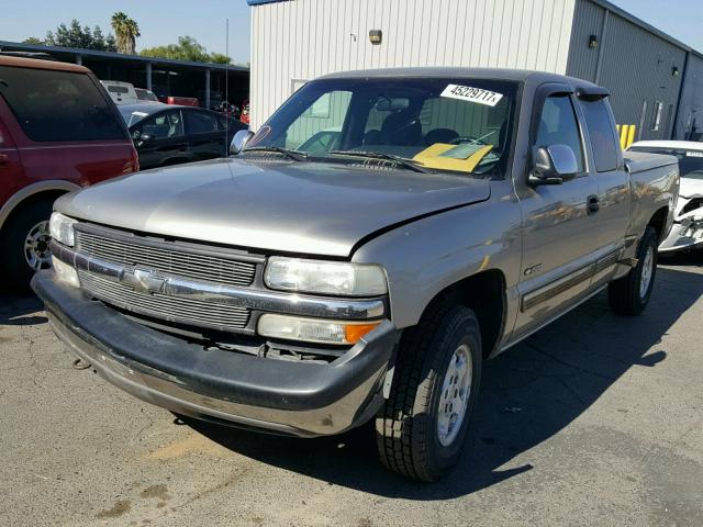 1GCEK19T01E223548 - 2001 CHEVROLET SILVERADO TAN photo 2