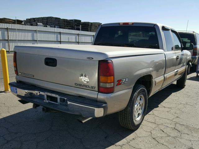 1GCEK19T01E223548 - 2001 CHEVROLET SILVERADO TAN photo 4