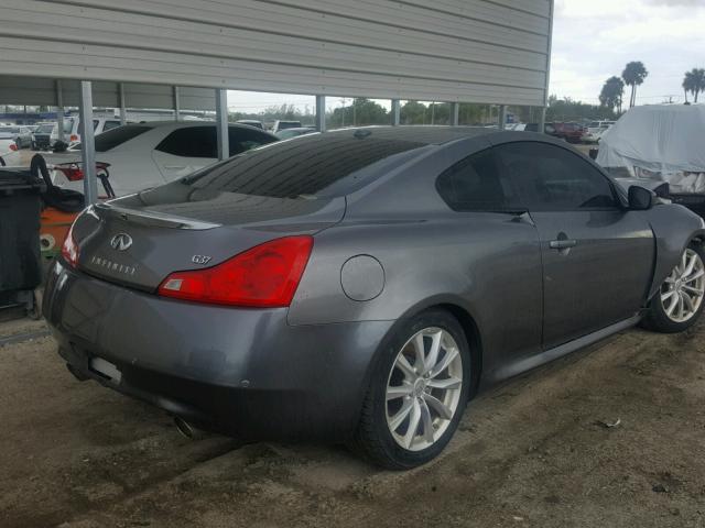 JN1CV6EK2BM211081 - 2011 INFINITI G37 BASE GRAY photo 4