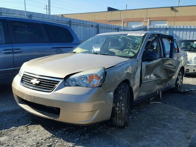 1G1ZS58F87F265630 - 2007 CHEVROLET MALIBU LS ბეჟი ფოტო 2