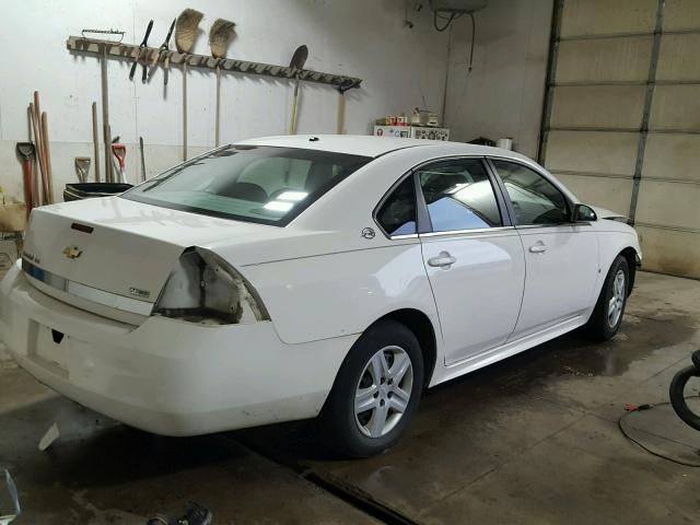 2G1WB57K891150845 - 2009 CHEVROLET IMPALA LS WHITE photo 4