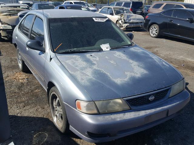 1N4AB41D6WC707608 - 1998 NISSAN SENTRA E BLUE photo 1