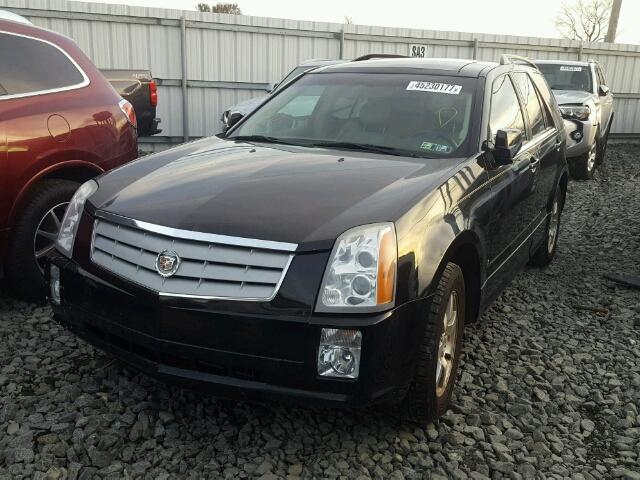 1GYEE437490112895 - 2009 CADILLAC SRX BLACK photo 2