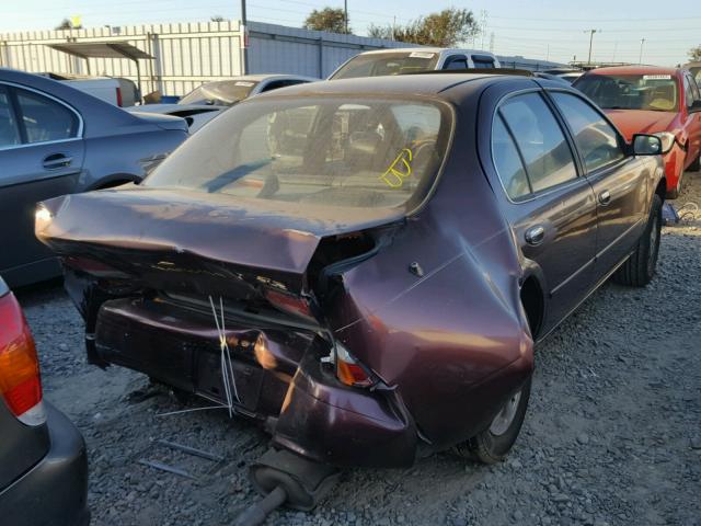 JN1CA21D4VM513519 - 1997 NISSAN MAXIMA GLE MAROON photo 4