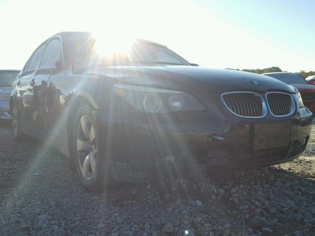 WBANE53577CY07391 - 2007 BMW 525 I BLACK photo 1