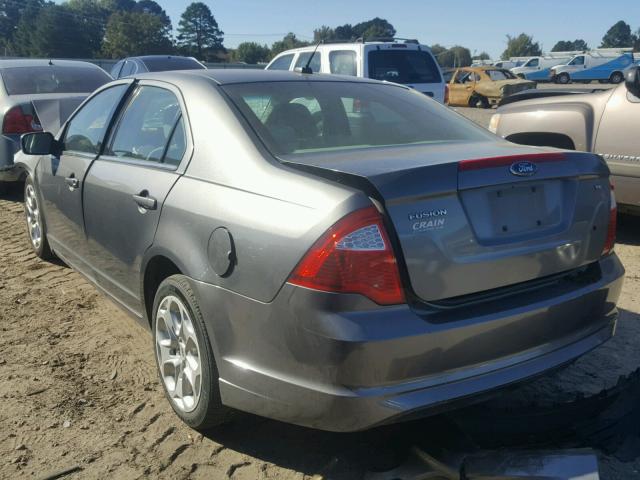 3FAHP0HA7AR190527 - 2010 FORD FUSION SE BROWN photo 3