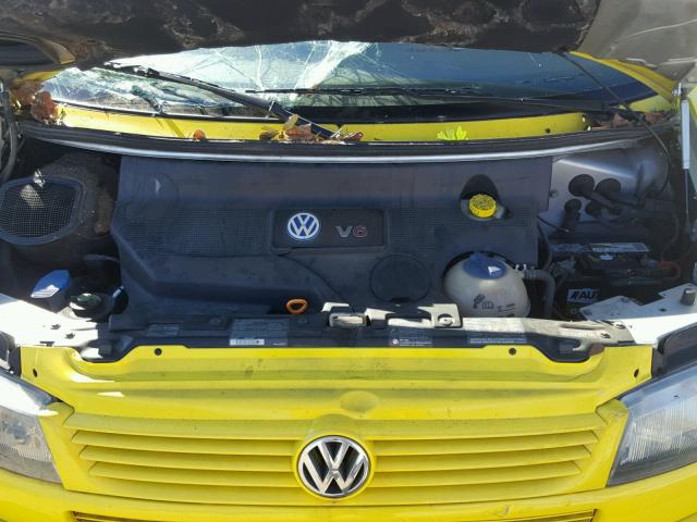 WV2MB47021H098137 - 2001 VOLKSWAGEN EUROVAN MV YELLOW photo 7