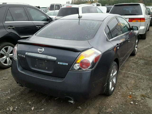 1N4CL21E78C175341 - 2008 NISSAN ALTIMA HYB GRAY photo 4