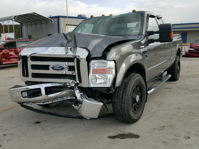 1FTNX20569EA81336 - 2009 FORD F250 SUPER GRAY photo 2