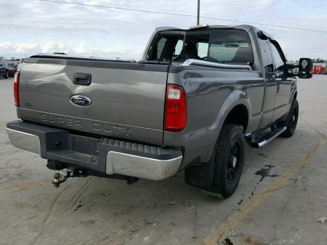 1FTNX20569EA81336 - 2009 FORD F250 SUPER GRAY photo 4