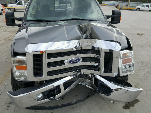 1FTNX20569EA81336 - 2009 FORD F250 SUPER GRAY photo 7