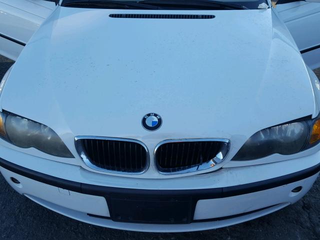 WBAET37434NJ84007 - 2004 BMW 325 I WHITE photo 7