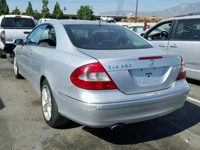 WDBTJ56J26F174745 - 2006 MERCEDES-BENZ CLK 350 SILVER photo 3