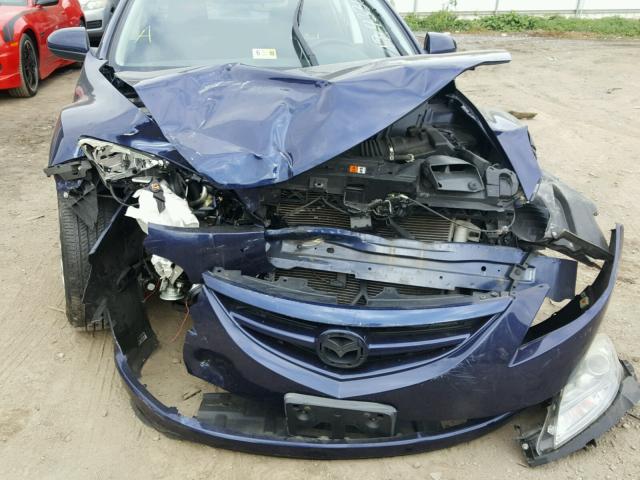 1YVHZ8BH3A5M53389 - 2010 MAZDA 6 I BLUE photo 9