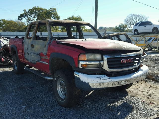 1GTHK291X4E154681 - 2004 GMC SIERRA K25 RED photo 1