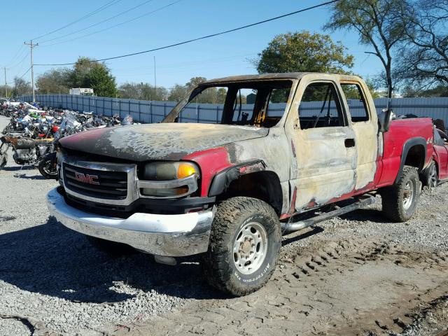 1GTHK291X4E154681 - 2004 GMC SIERRA K25 RED photo 2