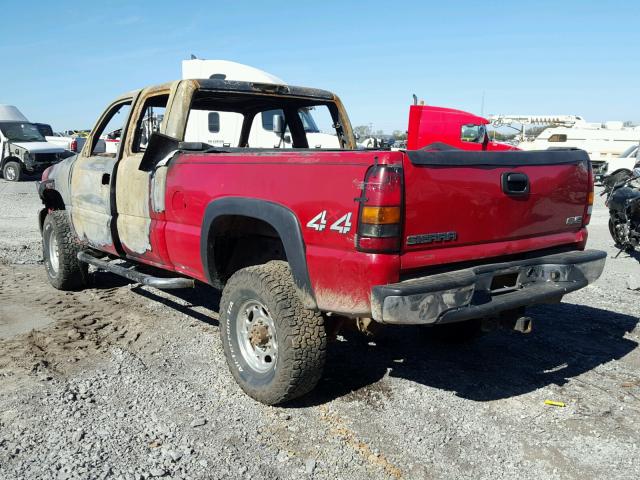 1GTHK291X4E154681 - 2004 GMC SIERRA K25 RED photo 3