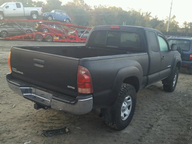 5TEUX42N66Z314192 - 2006 TOYOTA TACOMA ACC BLACK photo 4