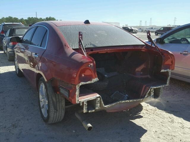 1G1ZE5E09CF326632 - 2012 CHEVROLET MALIBU LTZ 红色 照片 3