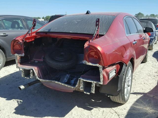 1G1ZE5E09CF326632 - 2012 CHEVROLET MALIBU LTZ 红色 照片 4