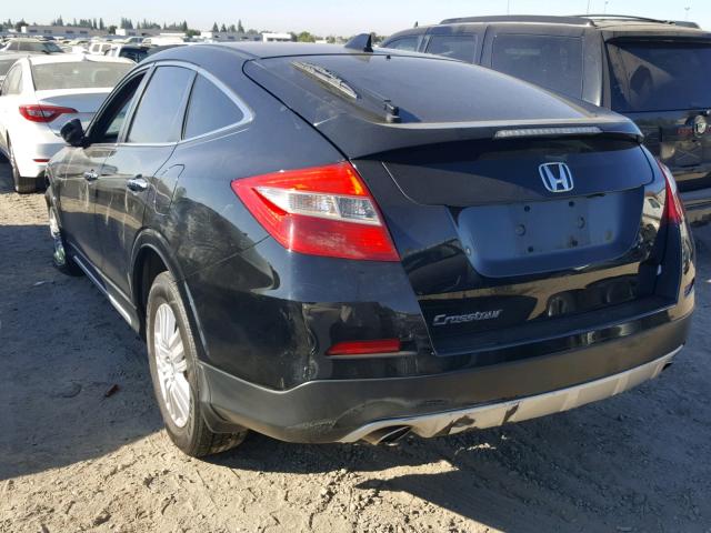 5J6TF3H50DL004867 - 2013 HONDA CROSSTOUR BLACK photo 3