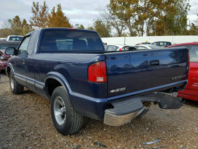 1GCCS19W118103743 - 2001 CHEVROLET S TRUCK BLUE photo 3