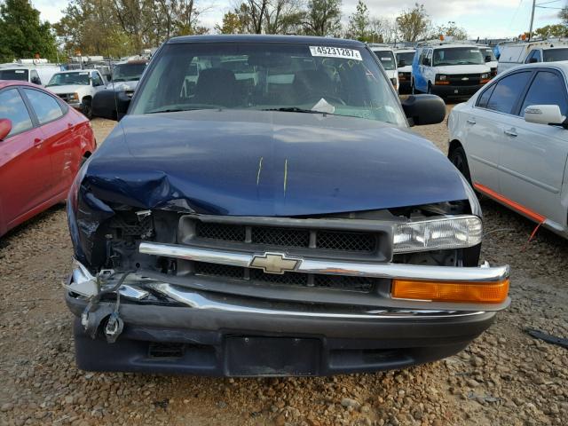 1GCCS19W118103743 - 2001 CHEVROLET S TRUCK BLUE photo 7