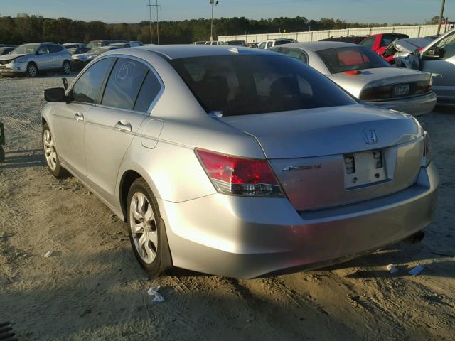 1HGCP26899A026168 - 2009 HONDA ACCORD EXL SILVER photo 3