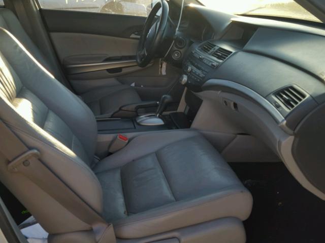 1HGCP26899A026168 - 2009 HONDA ACCORD EXL SILVER photo 5