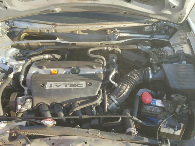 1HGCP26899A026168 - 2009 HONDA ACCORD EXL SILVER photo 7