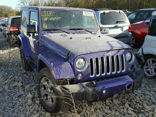 1C4AJWBG0HL680569 - 2017 JEEP WRANGLER S PURPLE photo 1