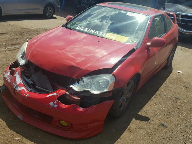 JH4DC53062C014583 - 2002 ACURA RSX TYPE-S RED photo 2