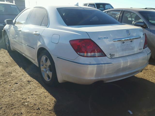 JH4KB16506C004759 - 2006 ACURA RL WHITE photo 3