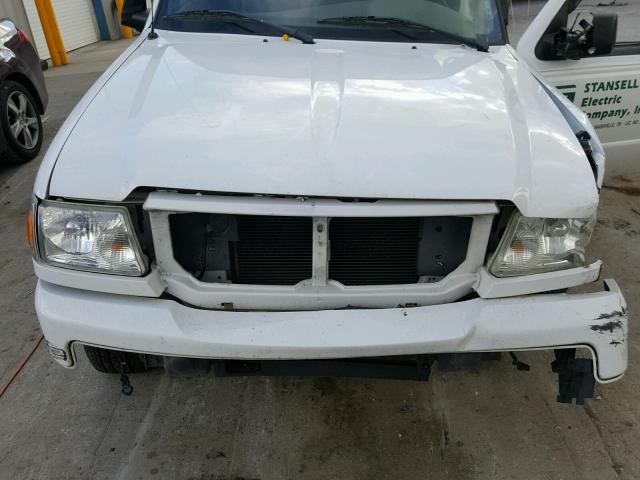 1FTKR1ED0BPA73184 - 2011 FORD RANGER WHITE photo 7