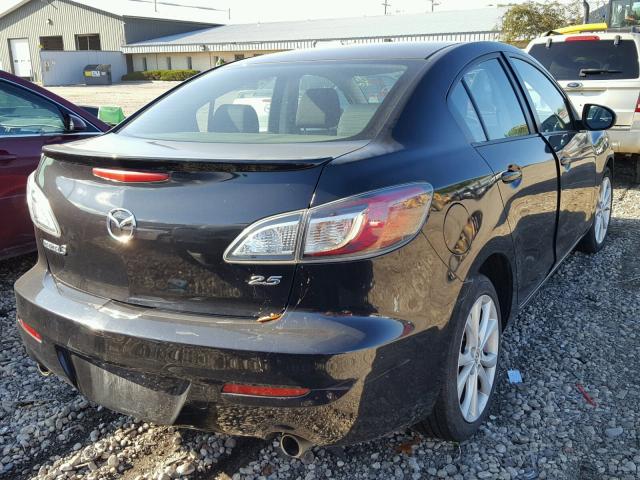 JM1BL1S5XA1281766 - 2010 MAZDA 3 S BLACK photo 4