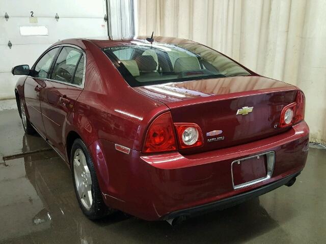 1G1ZJ57779F218489 - 2009 CHEVROLET MALIBU 2LT RED photo 3