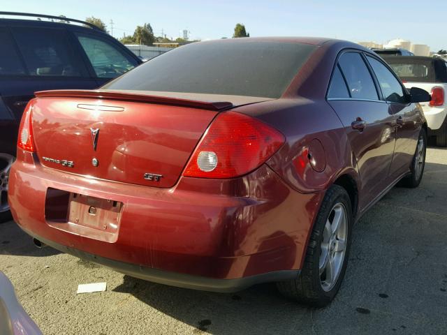 1G2ZH57N394146983 - 2009 PONTIAC G6 GT RED photo 4