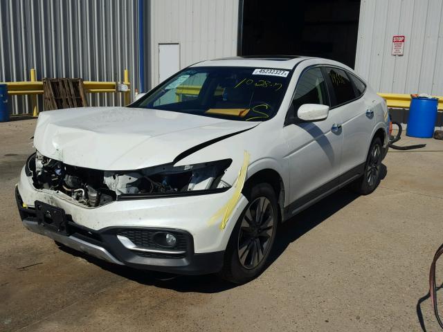 5J6TF1H54DL002754 - 2013 HONDA CROSSTOUR WHITE photo 2