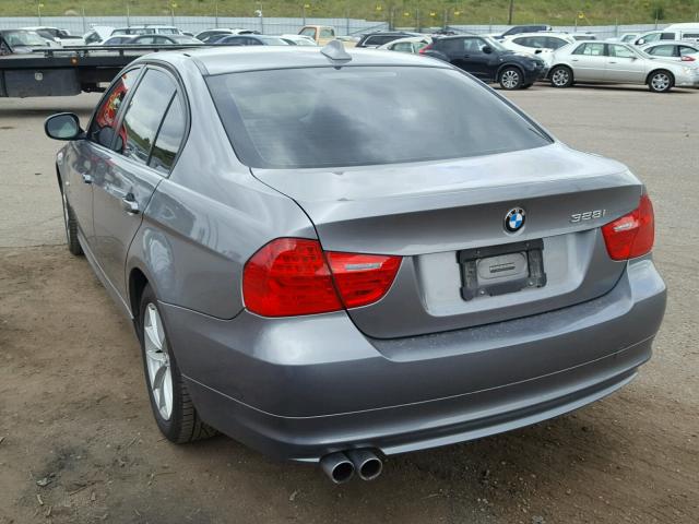 WBAPK7C5XAA771115 - 2010 BMW 328 XI GRAY photo 3