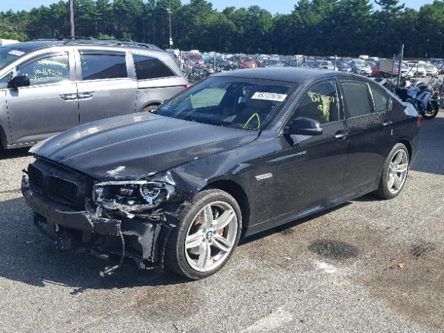 WBAKP9C51EDZ35136 - 2014 BMW 550 XI BLACK photo 2
