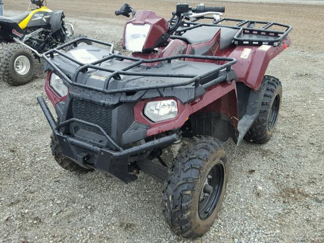 4XASEG501HA640114 - 2017 POLARIS SPORTSMAN BURGUNDY photo 2