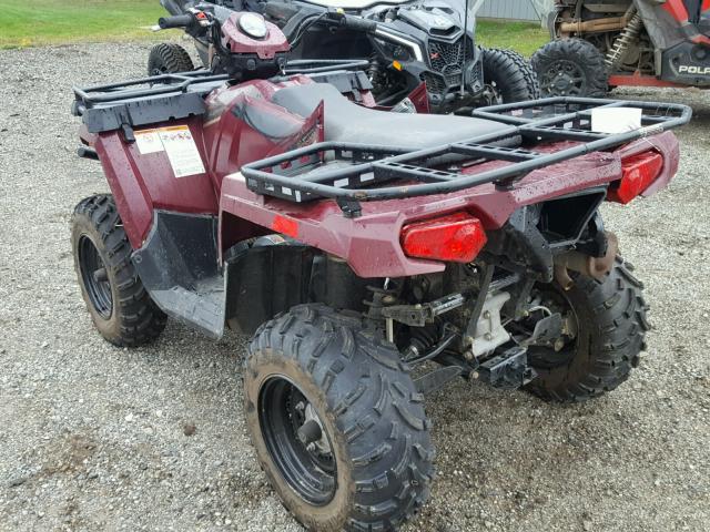 4XASEG501HA640114 - 2017 POLARIS SPORTSMAN BURGUNDY photo 3