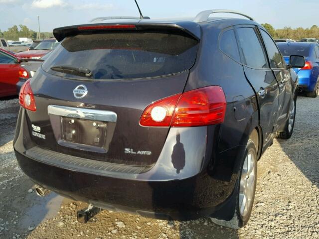 JN8AS5MV4DW115080 - 2013 NISSAN ROGUE S PURPLE photo 4