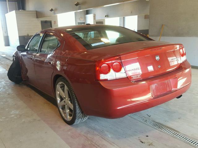 2B3KA33V99H566358 - 2009 DODGE CHARGER SX RED photo 3