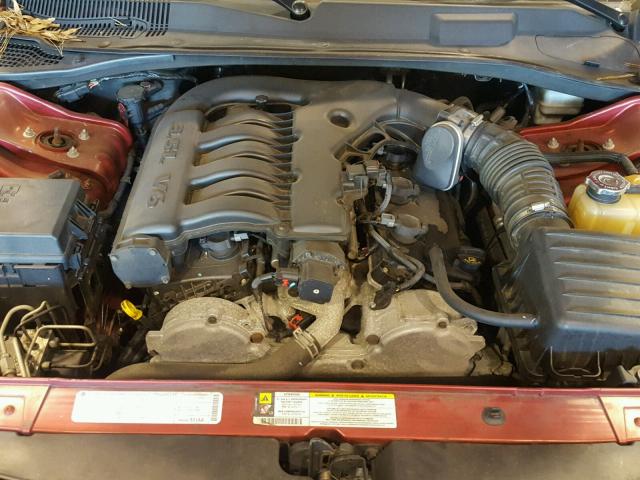 2B3KA33V99H566358 - 2009 DODGE CHARGER SX RED photo 7