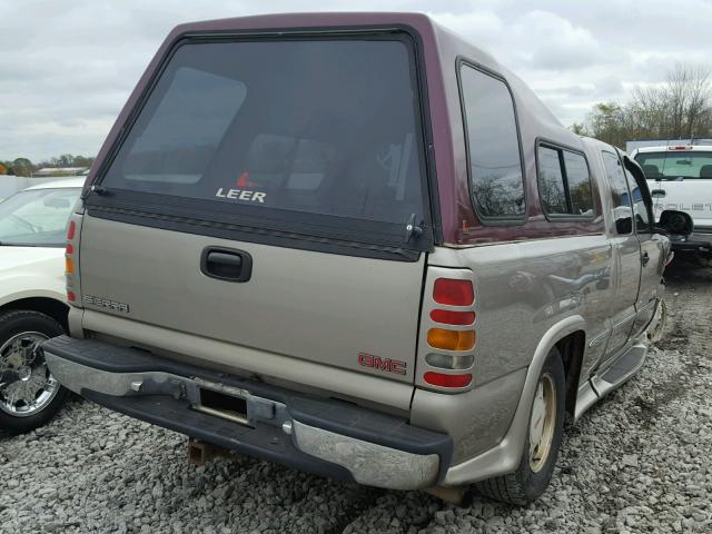 1GTEC19VXXZ508029 - 1999 GMC NEW SIERRA TAN photo 4