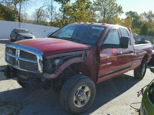 3D7LS38C25G749057 - 2005 DODGE RAM 3500 S RED photo 2